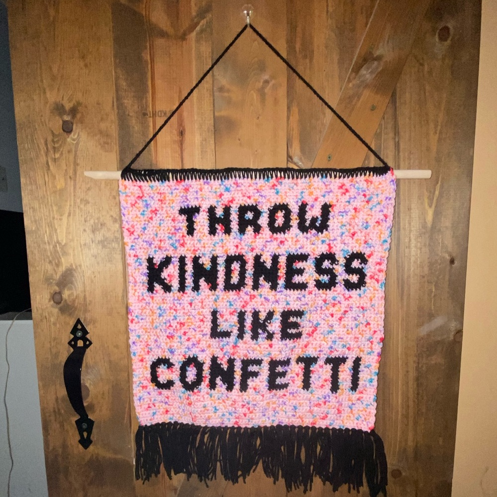 Crocheted Wall Hanging